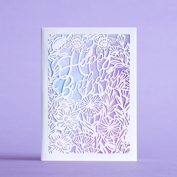 Floral Bee Birthday: MicasShine Moments? Card
