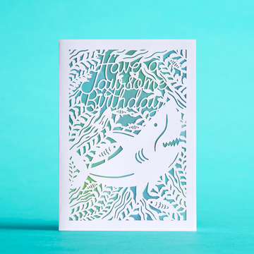 Jawesome Shark Birthday: MicasShine Moments? Card