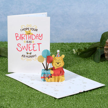 Disney¡¯s Winnie The Pooh Sweet as Hunny Birthday Pop-Up Card