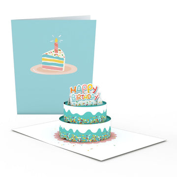 Happy Birthday Fun Sprinkles Cake: Paperpop? Card