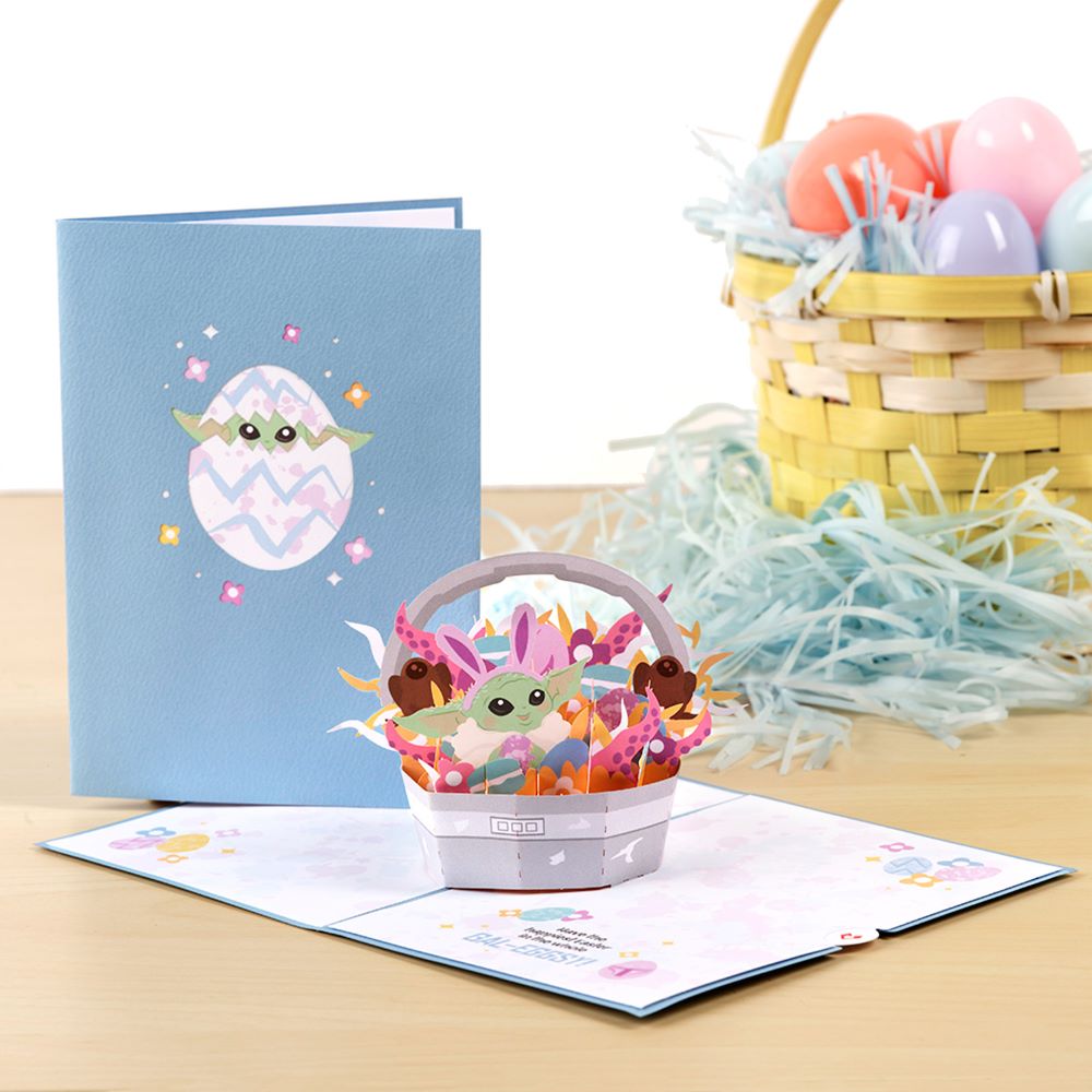 Star Wars? The Mandalorian? Best Easter in the Gal-eggsy Pop-Up Card