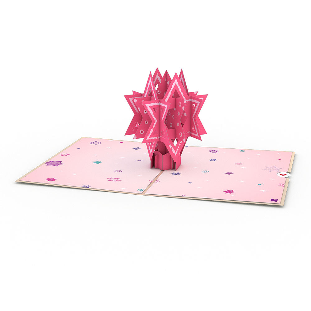 Bat Mitzvah Pop-Up Card