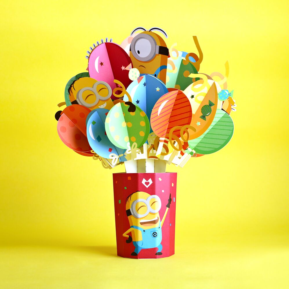 Despicable Me Minions Birthday Balloon Bouquet