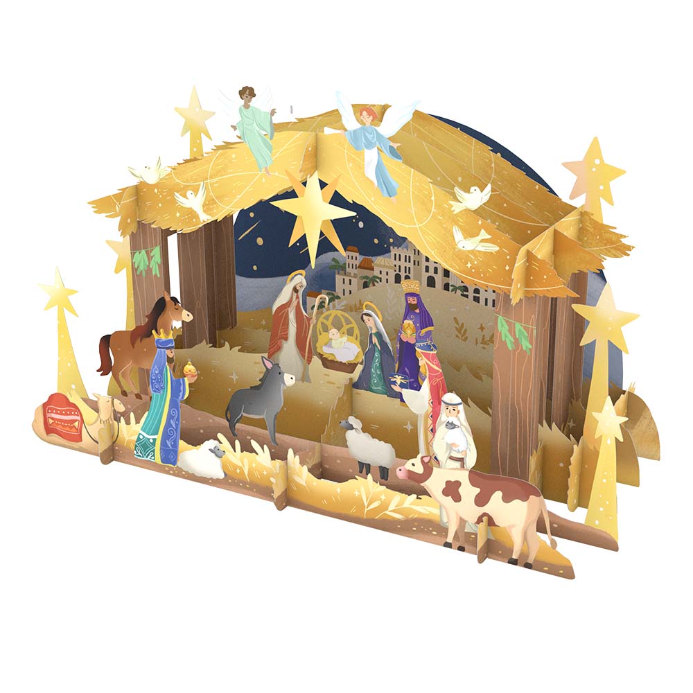 Nativity Giant Pop-Up Gift