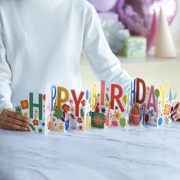 Happy Birthday Loooooong Card? (Expands to 2 feet)