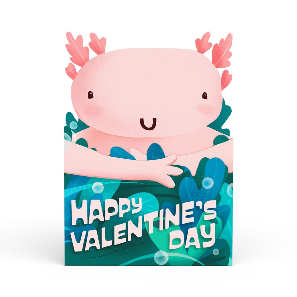 I Love You Alot¡¯l Valentine Tri-Fold Card