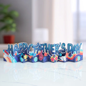 Happy Father's Day Loooooong Card? (Expands to 2 feet)