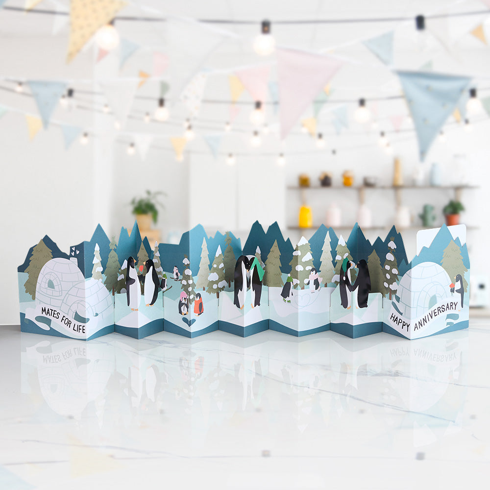 Mates For Life Happy Anniversary Loooooong Card? (Expands to 2 feet)