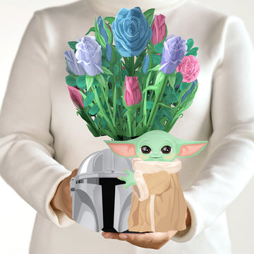 Star Wars? The Mandalorian Grogu? Flower Buds Bouquet