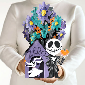 Disney Tim Burton¡¯s The Nightmare Before Christmas Jack Skellington Flower Buds Bouquet