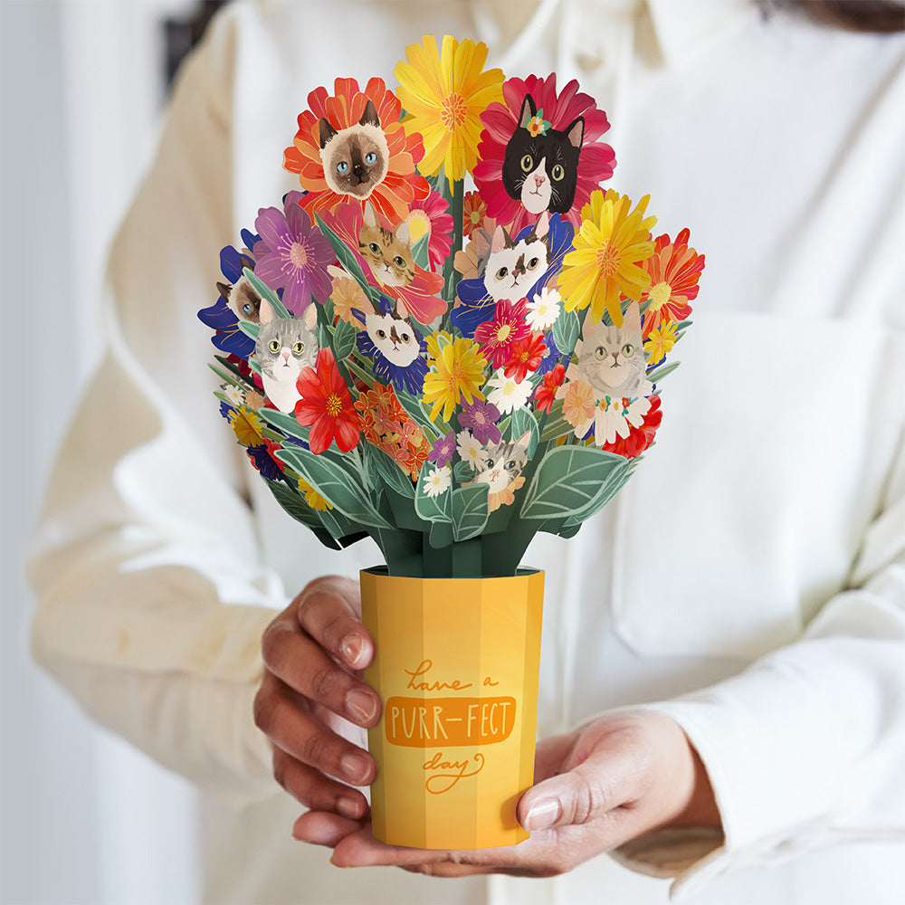 Purr-fect Day Bouquet for Childless Cat Lady