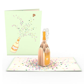 Champagne Pop Pop-Up Card