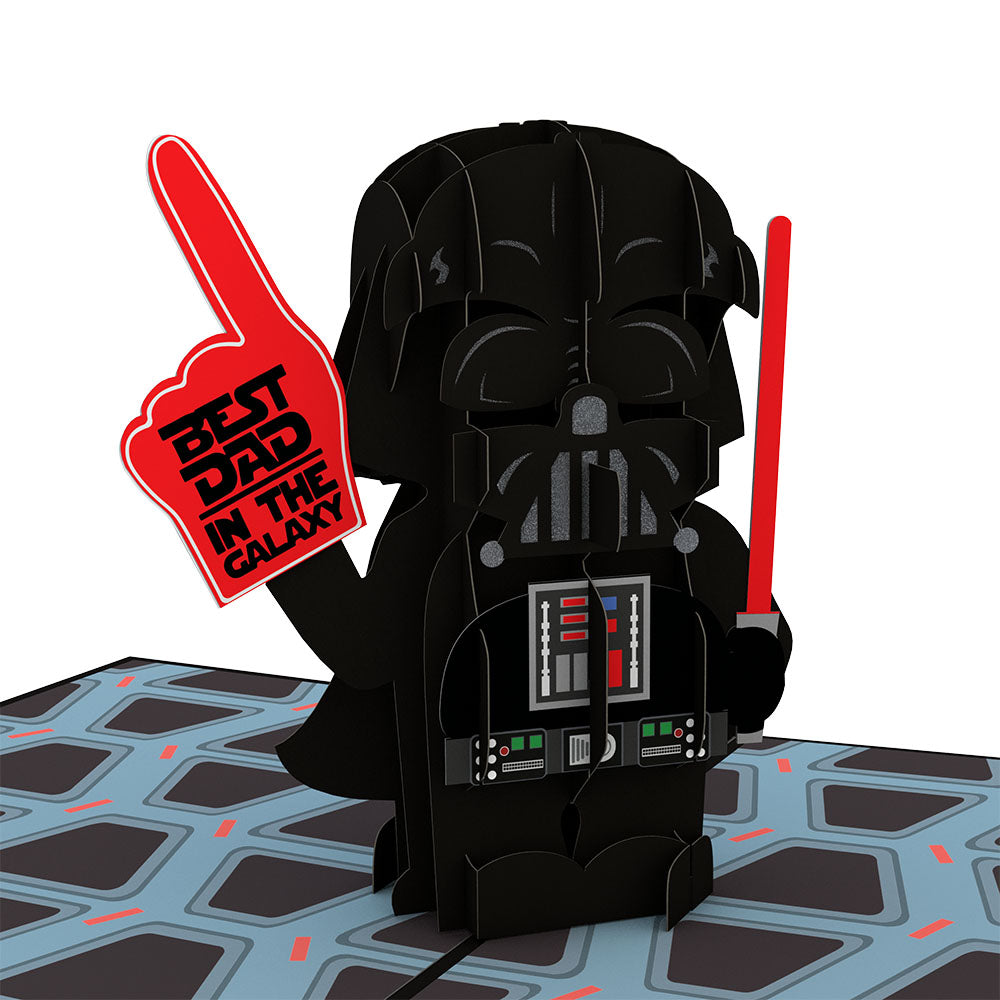 Star Wars? Darth Vader?: Best Dad Pop-Up Card