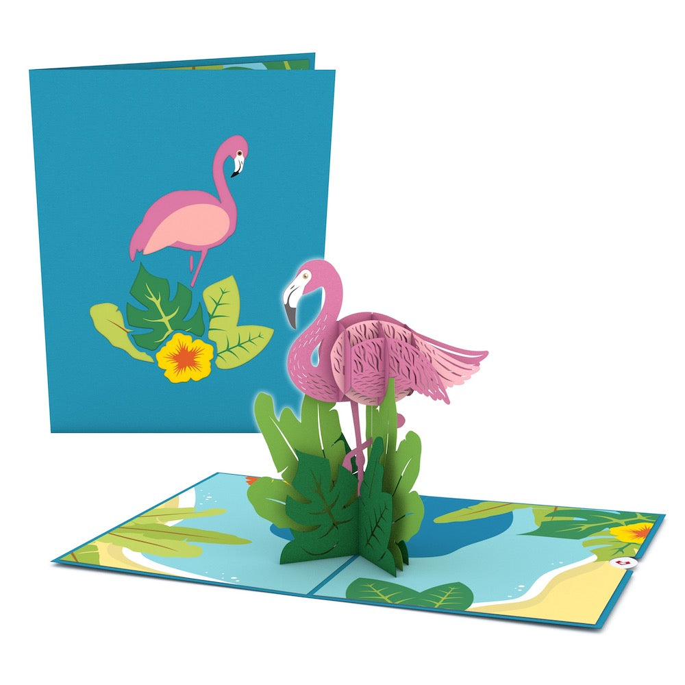 Flamingo Pop-Up Card