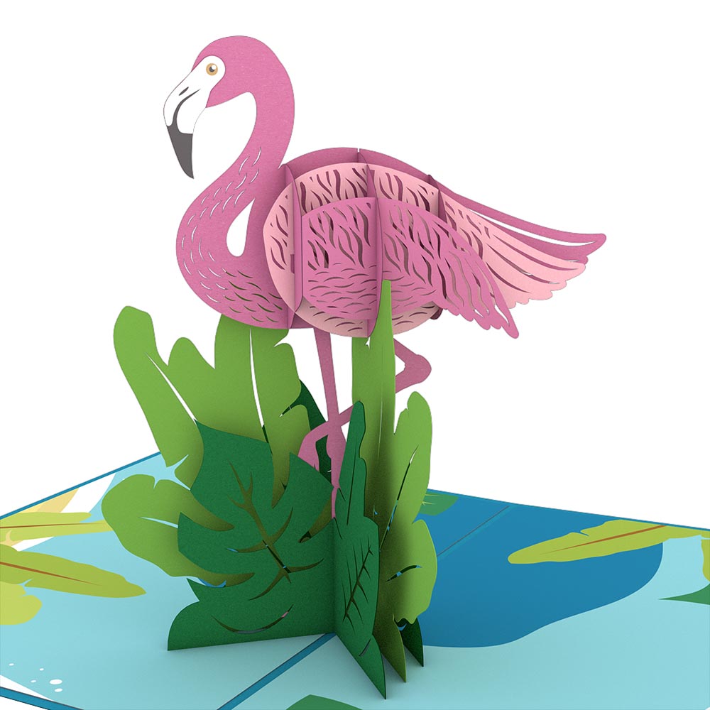 Flamingo Pop-Up Card