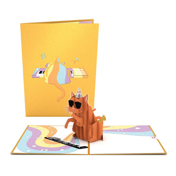 Party Cat Pop-Up Card