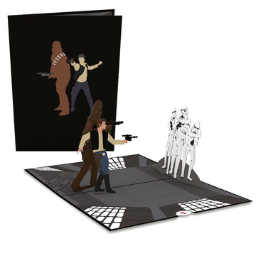 Star Wars? The Death Star? Showdown Pop-Up Card