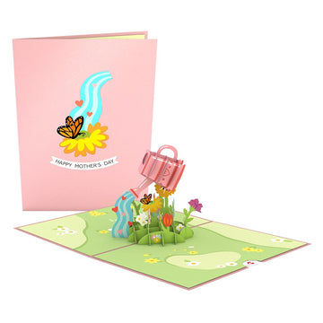 Watering Can Mother's Day Pop-Up Card
