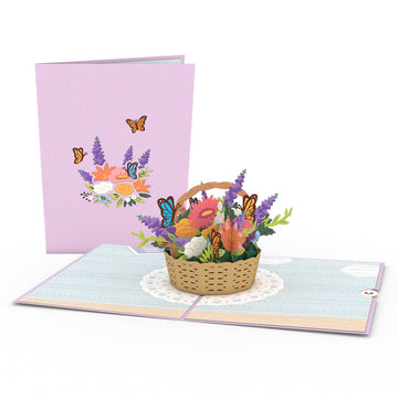 Flower Basket Pop-Up Card