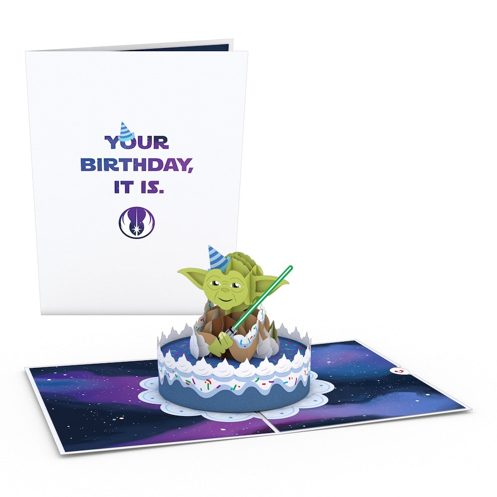 Star Wars? Yoda? Birthday Pop-Up Card
