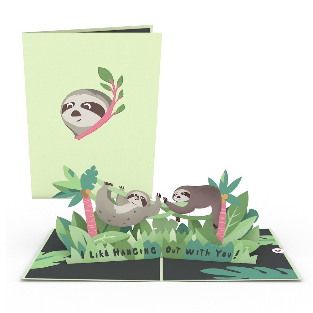 Friendship Sloth Pop-Up Card