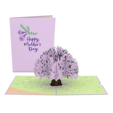 Mother's Day Jacaranda Tree Pop-Up Card