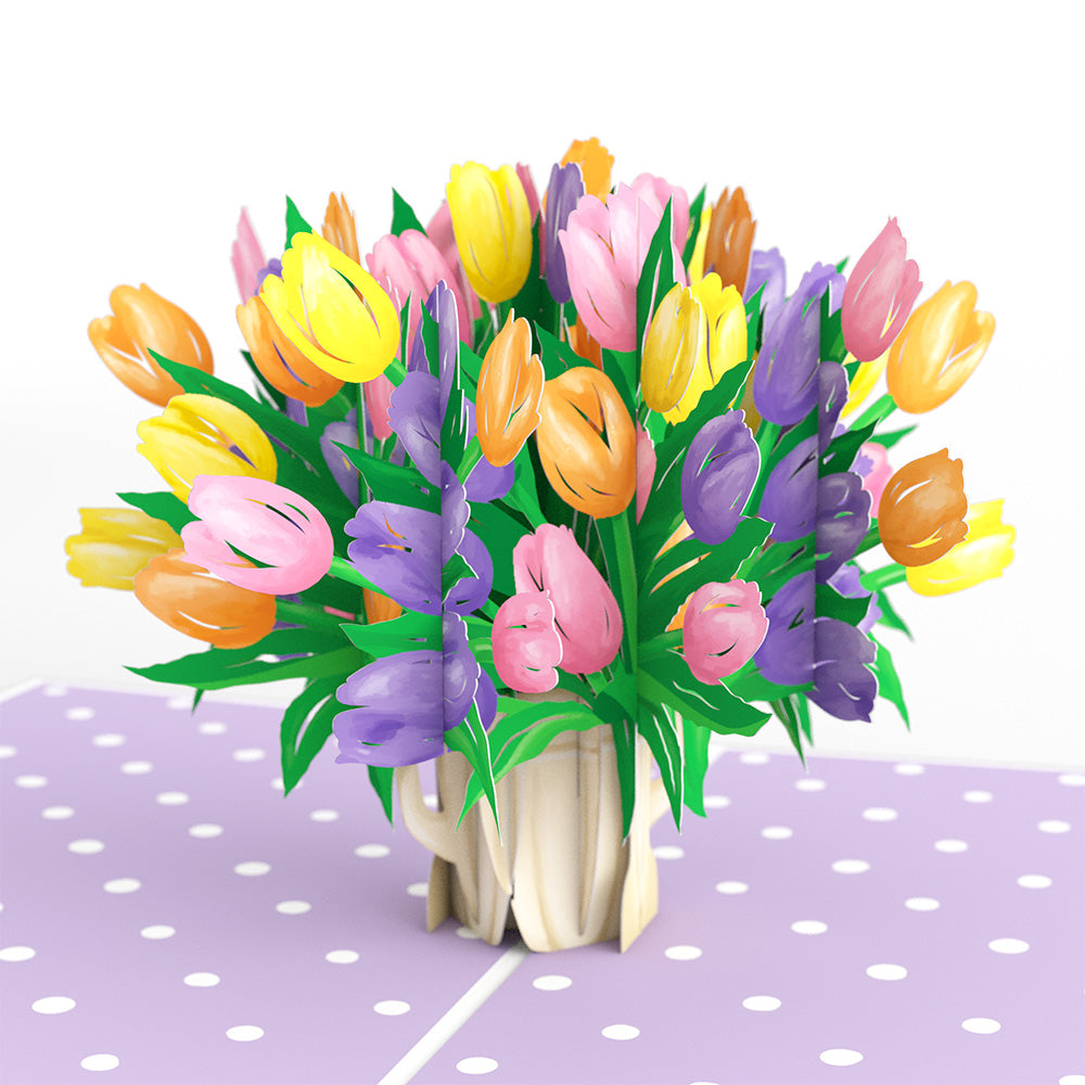 Tulips Pop-Up Card