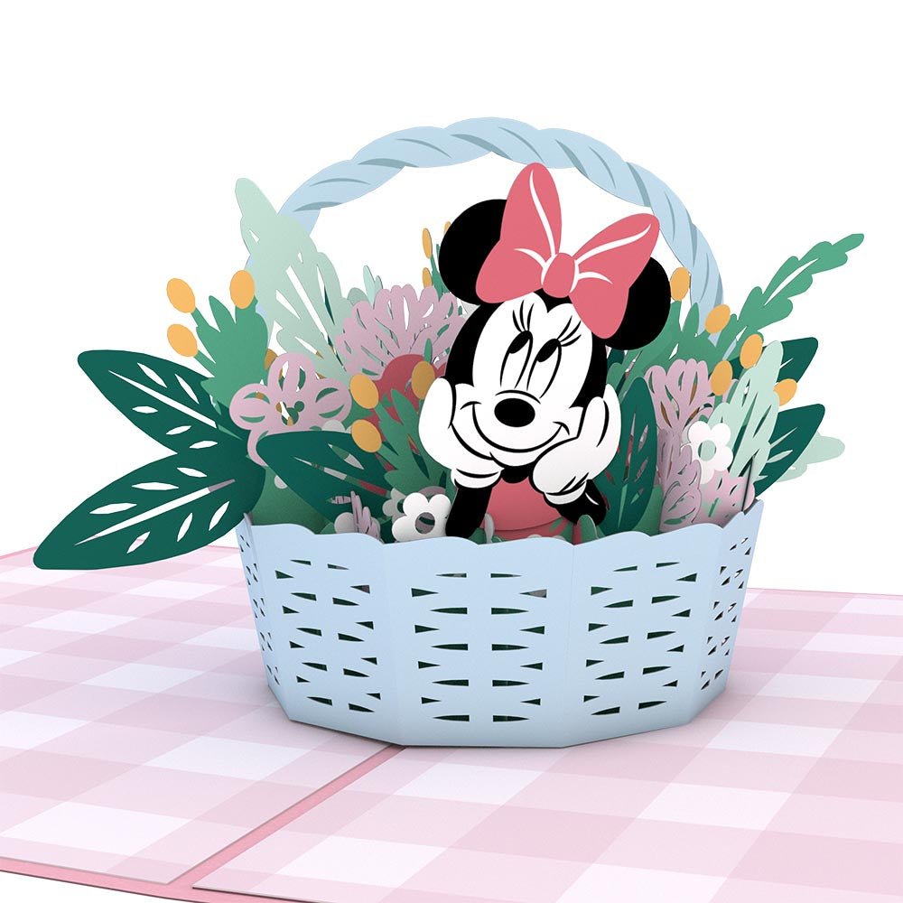 Disney's Minnie Mouse Flower Basket Pop-Up Card