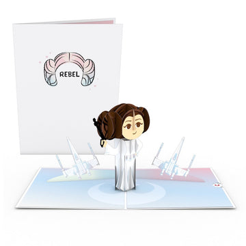 Star Wars? Princess Leia?: Rebel Pop-Up Card
