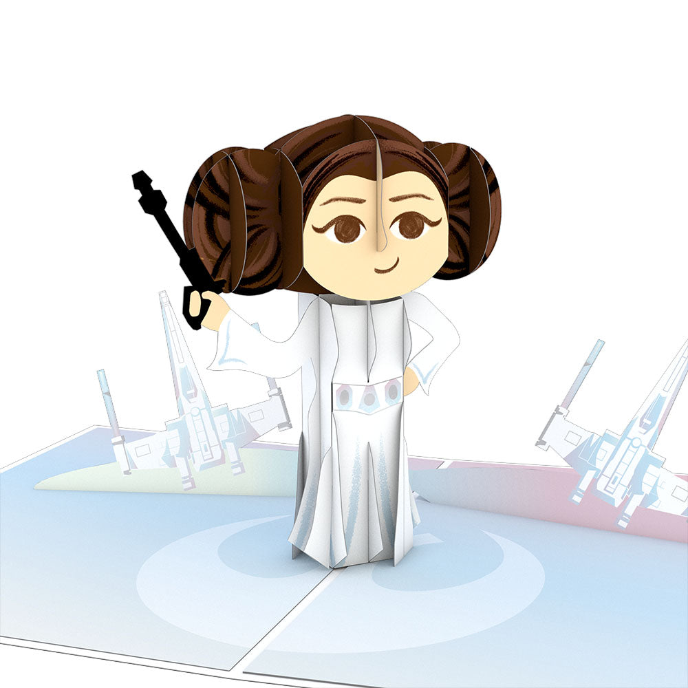 Star Wars? Princess Leia?: Rebel Pop-Up Card