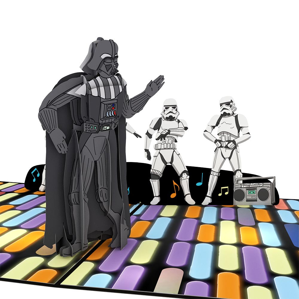 Star Wars? Death Star? Disco Birthday Pop-Up Card