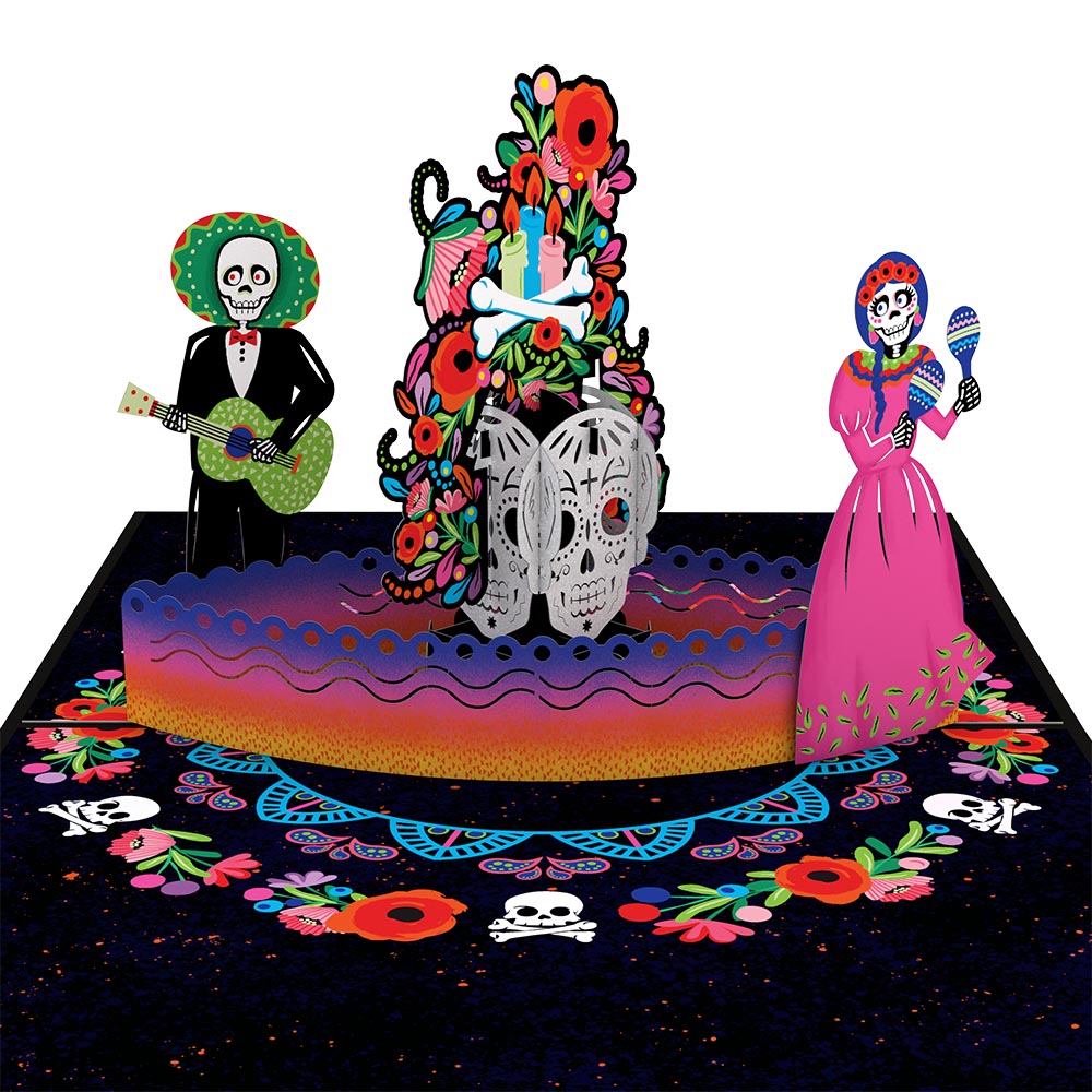 D¨ªa de Muertos Pop-Up Card