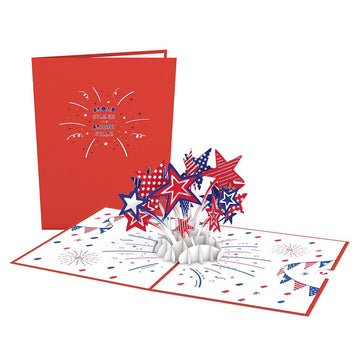 Stars and Stripes Pop-Up Card