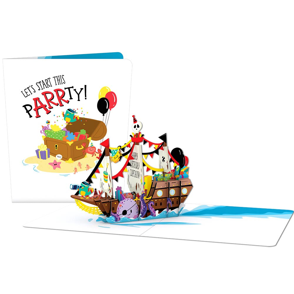 Playpop Card?: Happy Birthday Pirate Ship