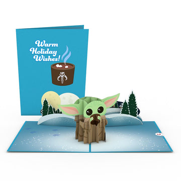 Star Wars? The Mandalorian? The Child: Warm Holiday Wishes Pop-Up Card