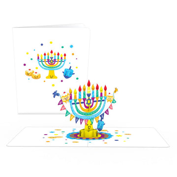 Playpop Card?: Hanukkah Menorah