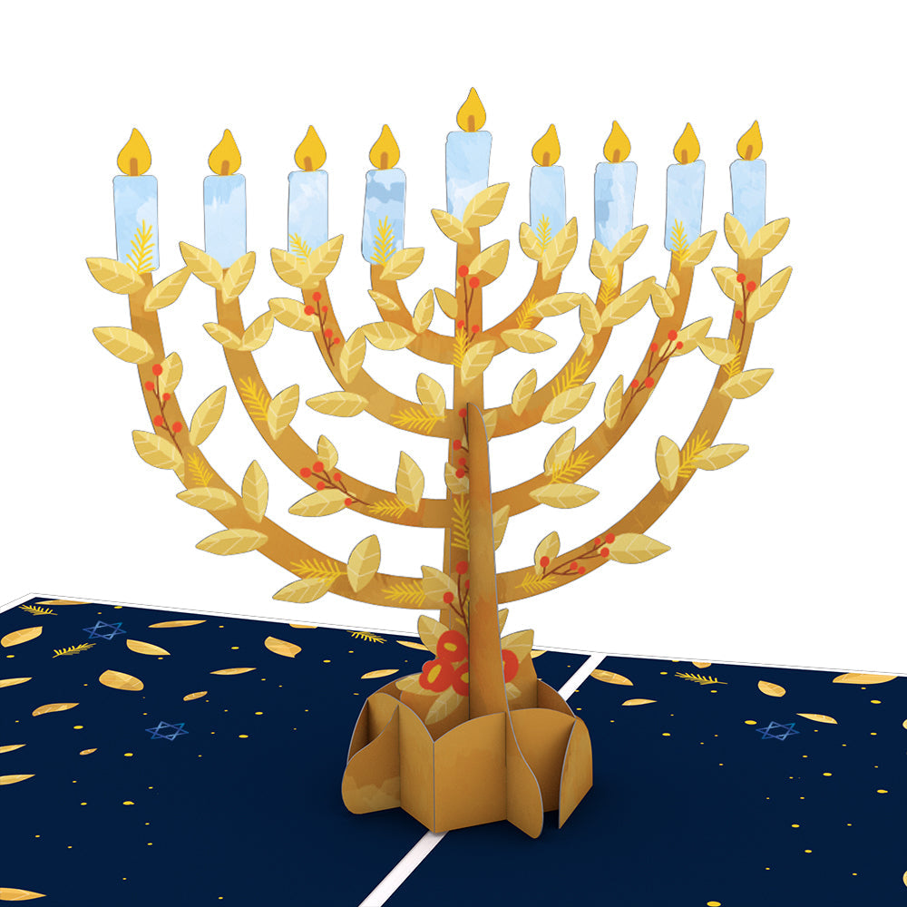 Menorah Pop-Up Card