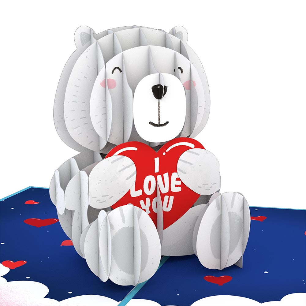 Happy Valentine's Day' Bear Pop-Up Card