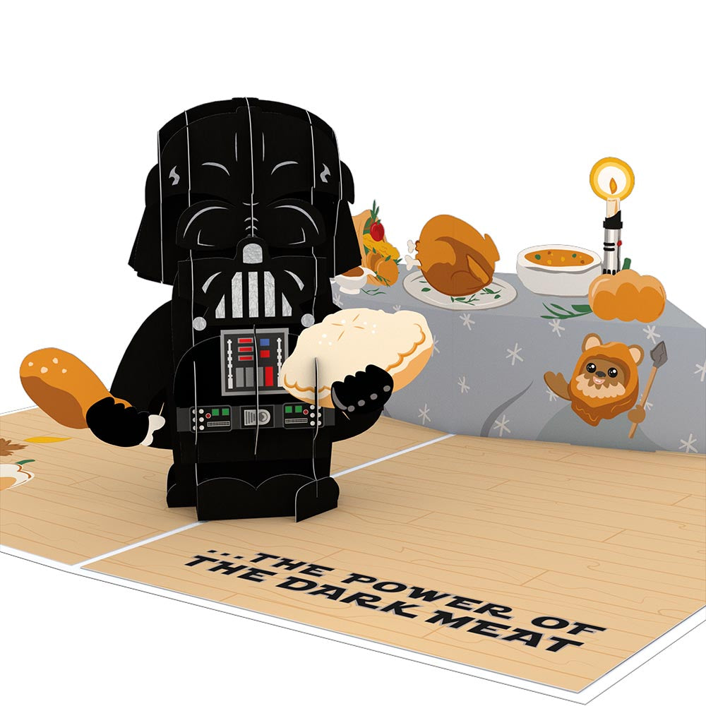 Star Wars? Darth Vader? Thanksgiving Pop-Up Card