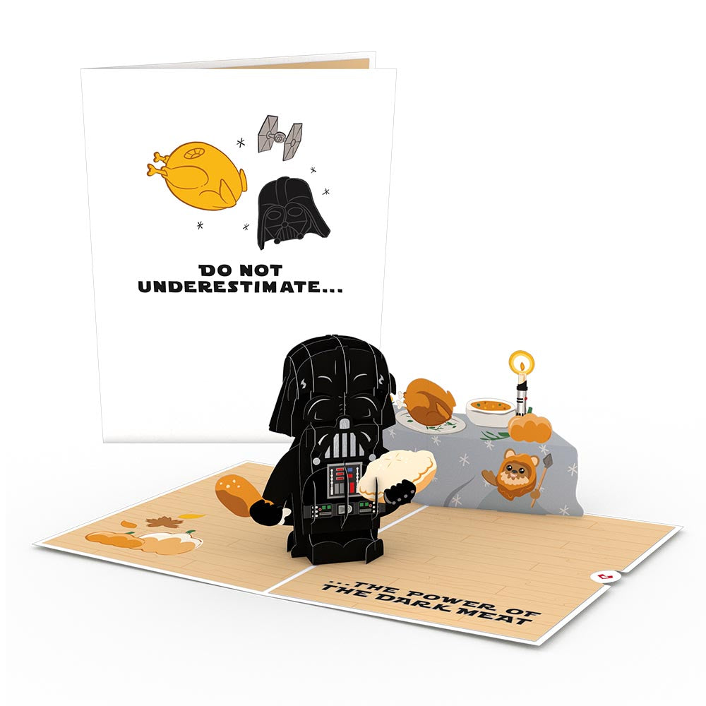 Star Wars? Darth Vader? Thanksgiving Pop-Up Card