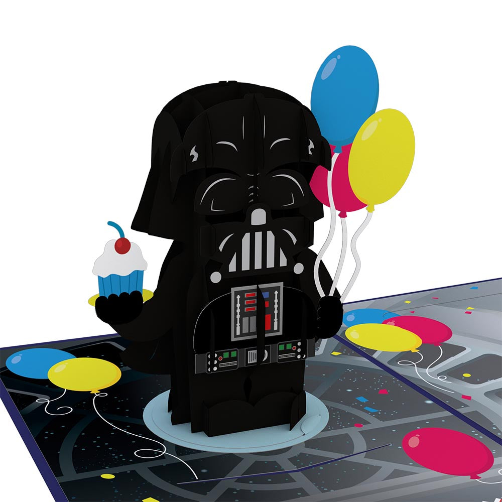 Star Wars? Darth Vader? Birthday Card with Pop-Up Gift