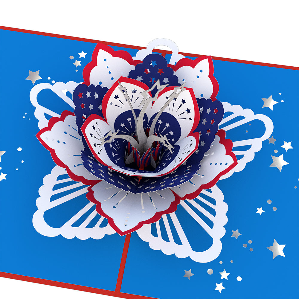 Americana Bloom Pop-Up Card