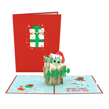 Star Wars? The Mandalorian? Very Merry Grogu? Pop-Up Card