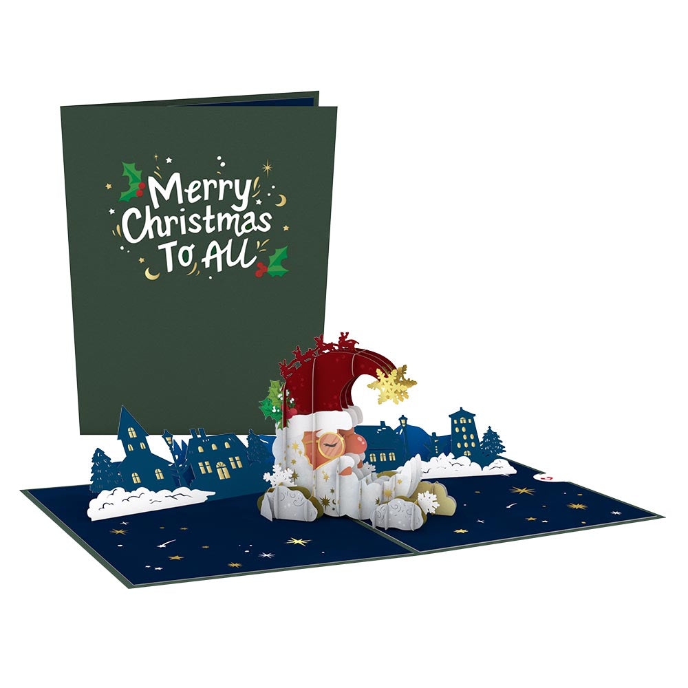 Santa Moon Pop-Up Card