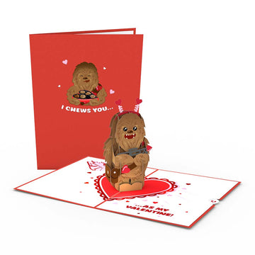 Star Wars? I Chews You Valentine Pop-Up Card