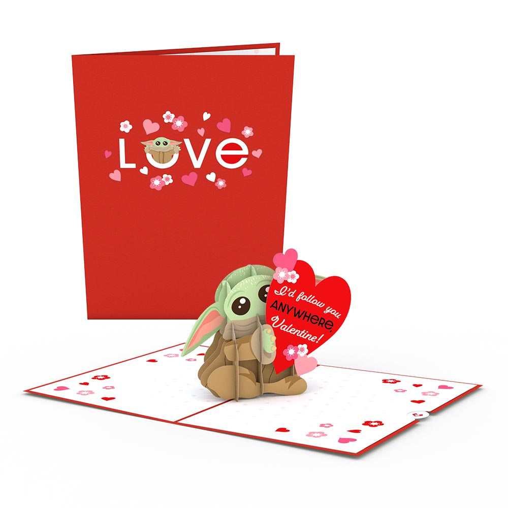 Star Wars? The Mandalorian? Grogu? Love Pop-Up Card