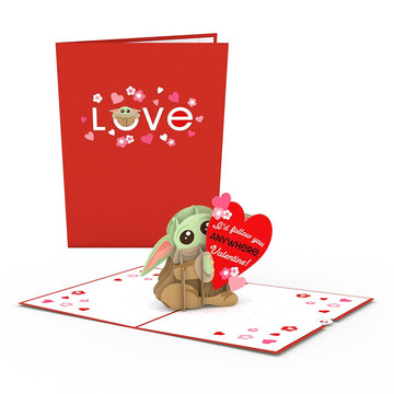 Star Wars? The Mandalorian? Grogu? Love Pop-Up Card