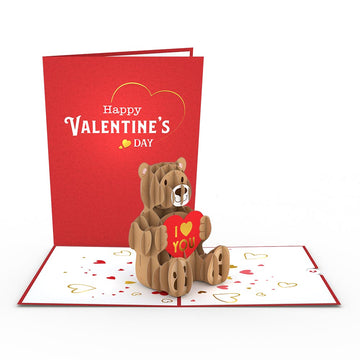 Valentine¡¯s Day Love Bear Pop-Up Card