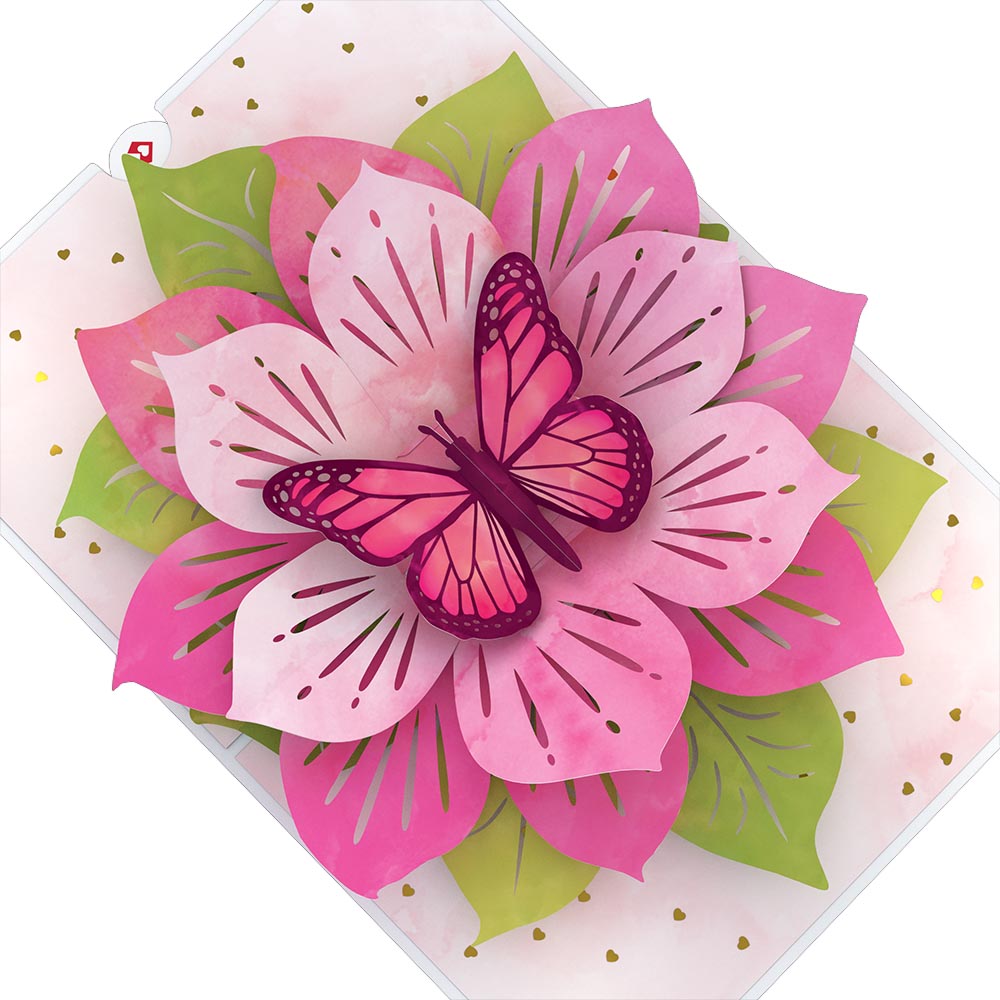 Valentine¡¯s Day Butterfly Pop-Up Card