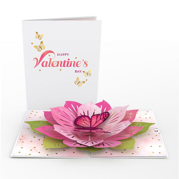 Valentine¡¯s Day Butterfly Pop-Up Card